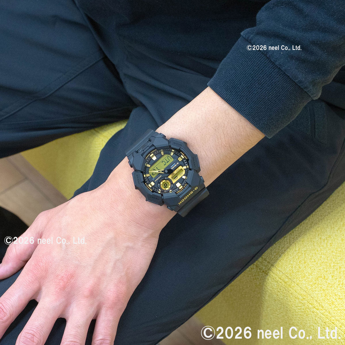 G-SHOCK カシオ Gショック CASIO アナデジ 腕時計 メンズ GA-010GB-1A9JF Black and Gold Series