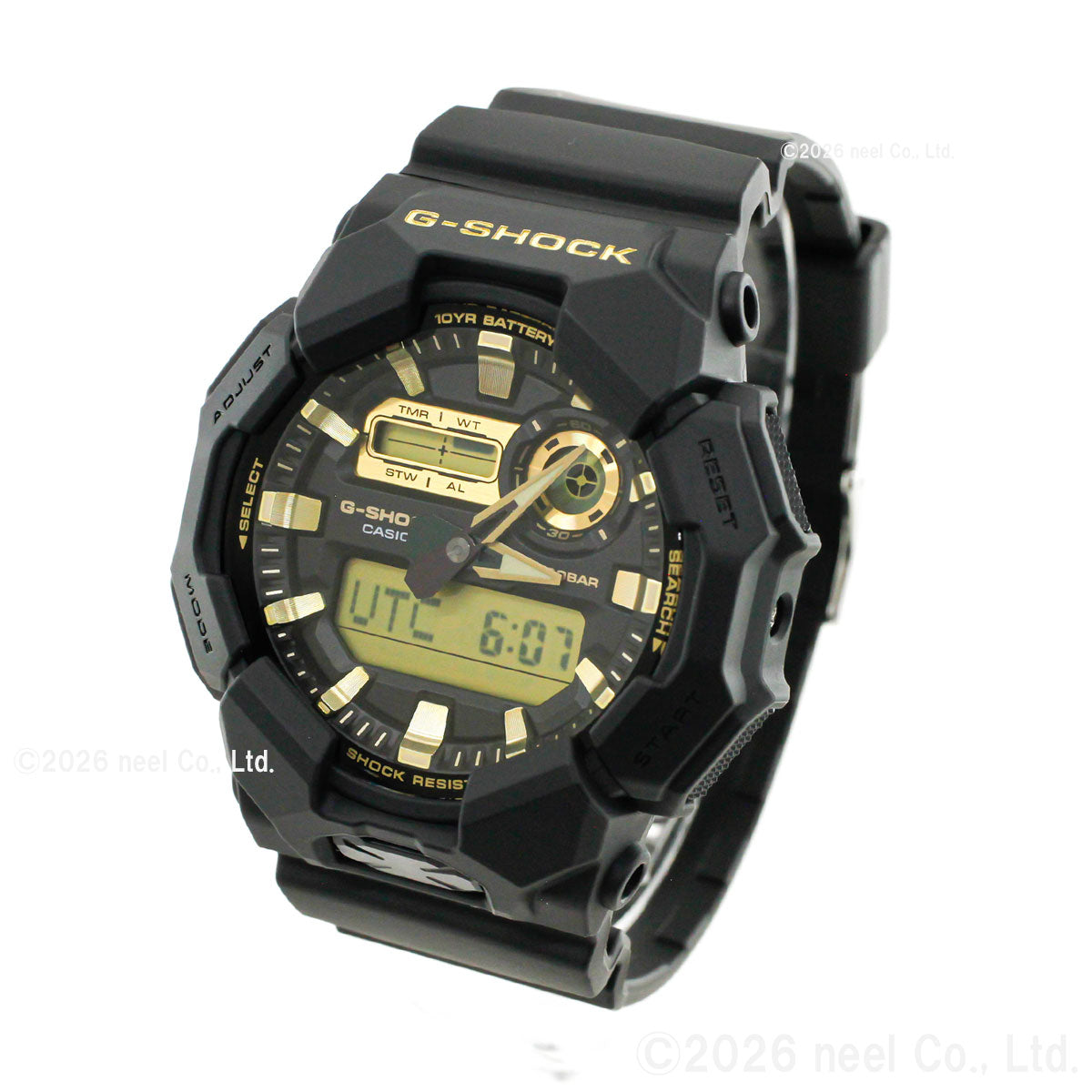 G-SHOCK カシオ Gショック CASIO アナデジ 腕時計 メンズ GA-010GB-1A9JF Black and Gold Series