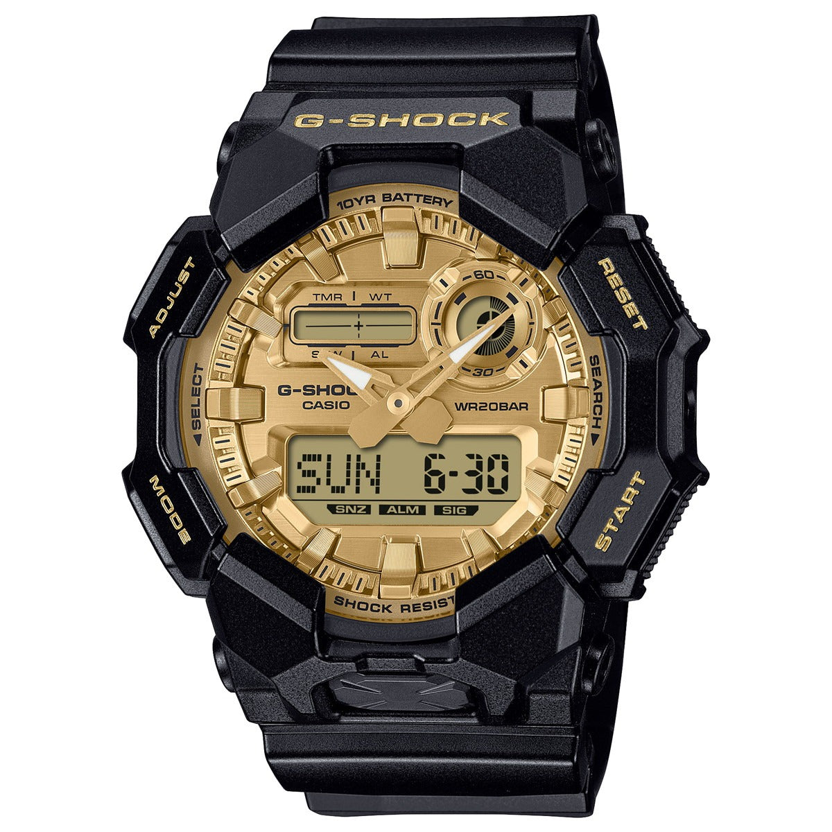 G-SHOCK カシオ Gショック CASIO アナデジ 腕時計 メンズ GA-010GGB-1A9JF Black and Gold Series