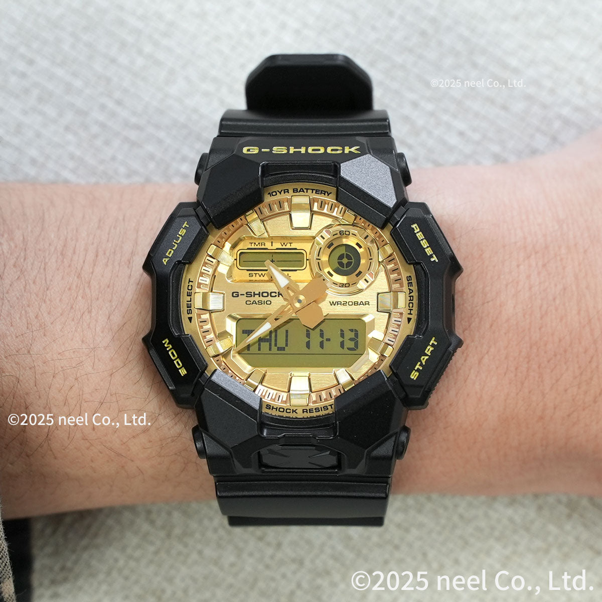 G-SHOCK カシオ Gショック CASIO アナデジ 腕時計 メンズ GA-010GGB-1A9JF Black and Gold Series