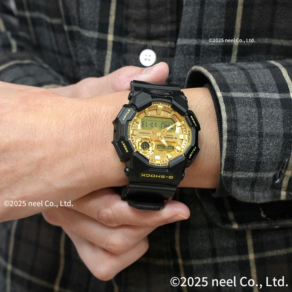 G-SHOCK カシオ Gショック CASIO アナデジ 腕時計 メンズ GA-010GGB-1A9JF Black and Gold Series
