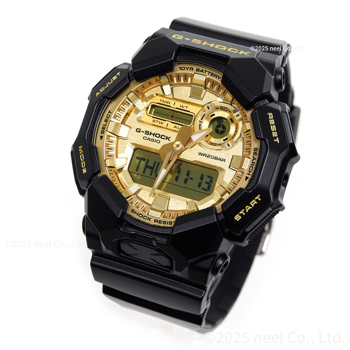 G-SHOCK カシオ Gショック CASIO アナデジ 腕時計 メンズ GA-010GGB-1A9JF Black and Gold Series
