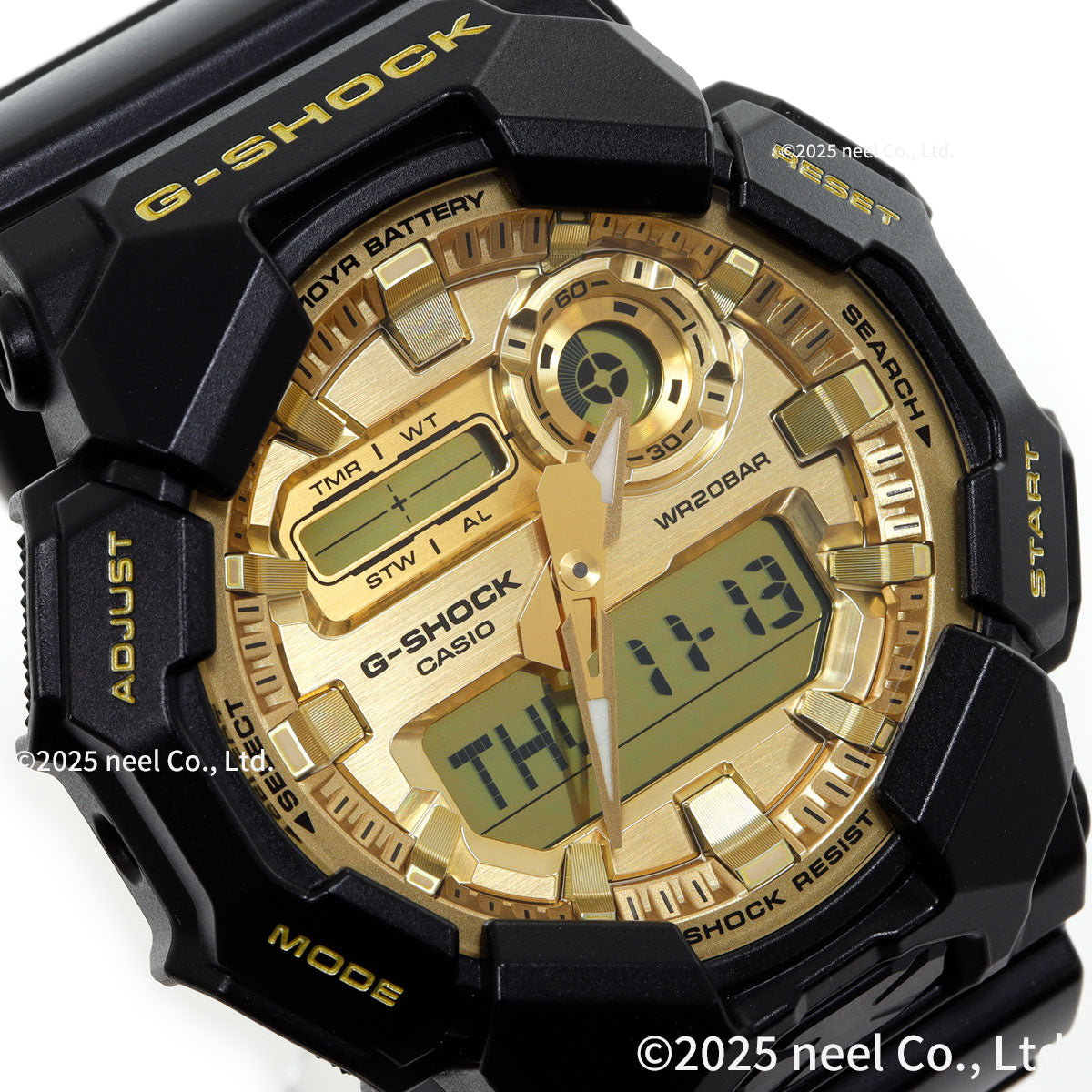 G-SHOCK カシオ Gショック CASIO アナデジ 腕時計 メンズ GA-010GGB-1A9JF Black and Gold Series