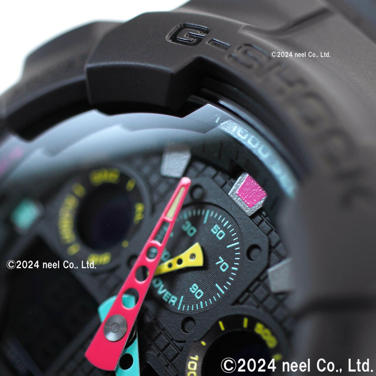 G-SHOCK カシオ Gショック CASIO アナデジ 限定モデル 腕時計 メンズ GA-100MF-1AJF Multi Fluorescent color シリーズ【2024 新作】