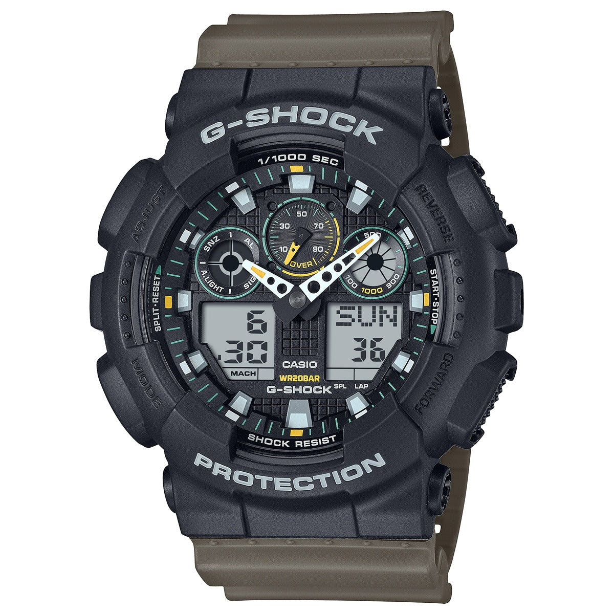 G-SHOCK カシオ Gショック CASIO アナデジ 腕時計 メンズ GA-100TU-1A3JF Two tone utility colors【2024 新作】