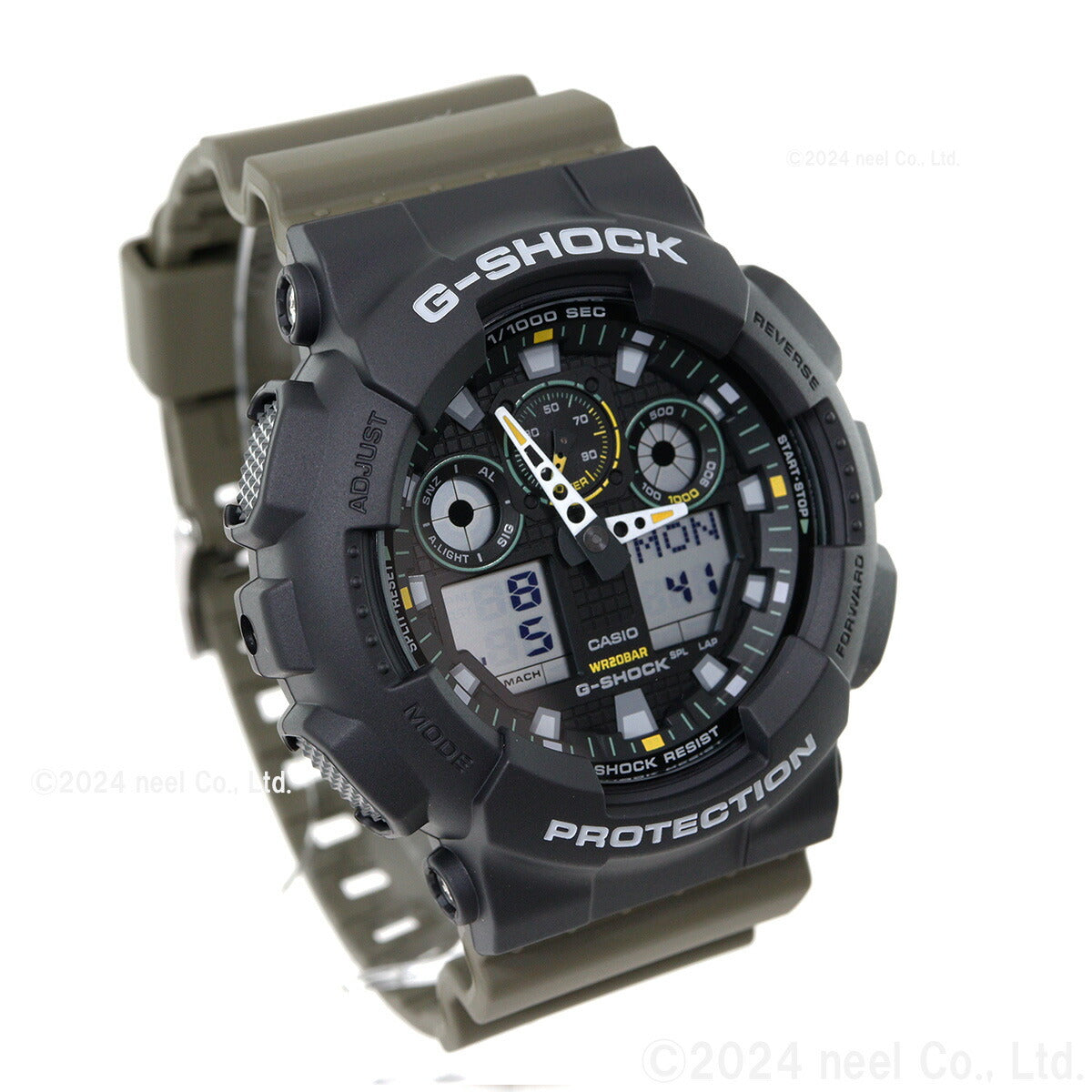 G-SHOCK カシオ Gショック CASIO アナデジ 腕時計 メンズ GA-100TU-1A3JF Two tone utility colors【2024 新作】