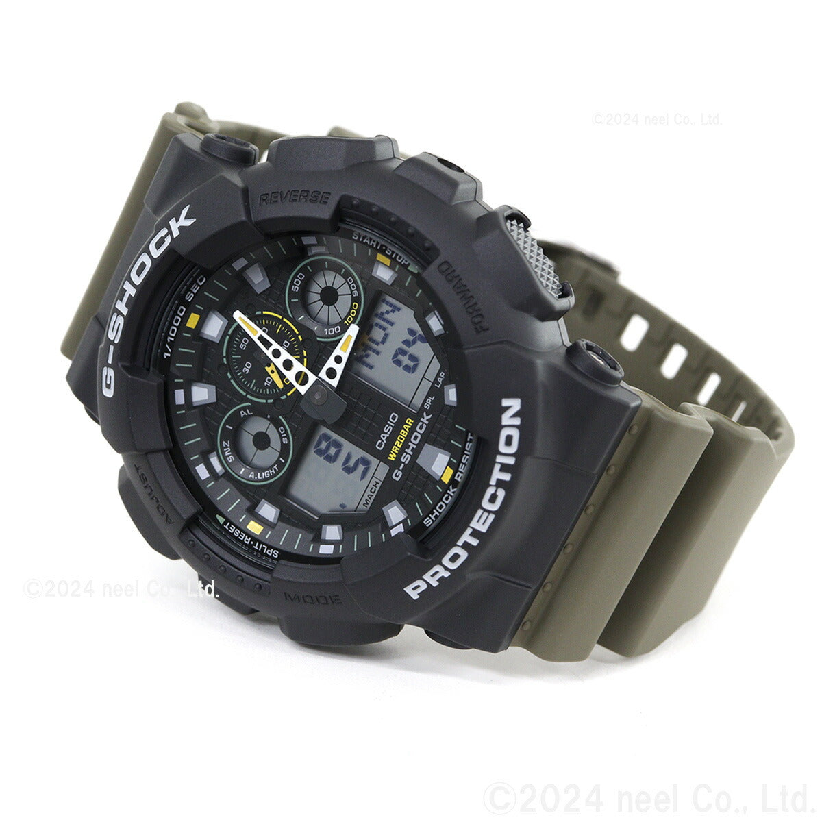 G-SHOCK カシオ Gショック CASIO アナデジ 腕時計 メンズ GA-100TU-1A3JF Two tone utility colors【2024 新作】