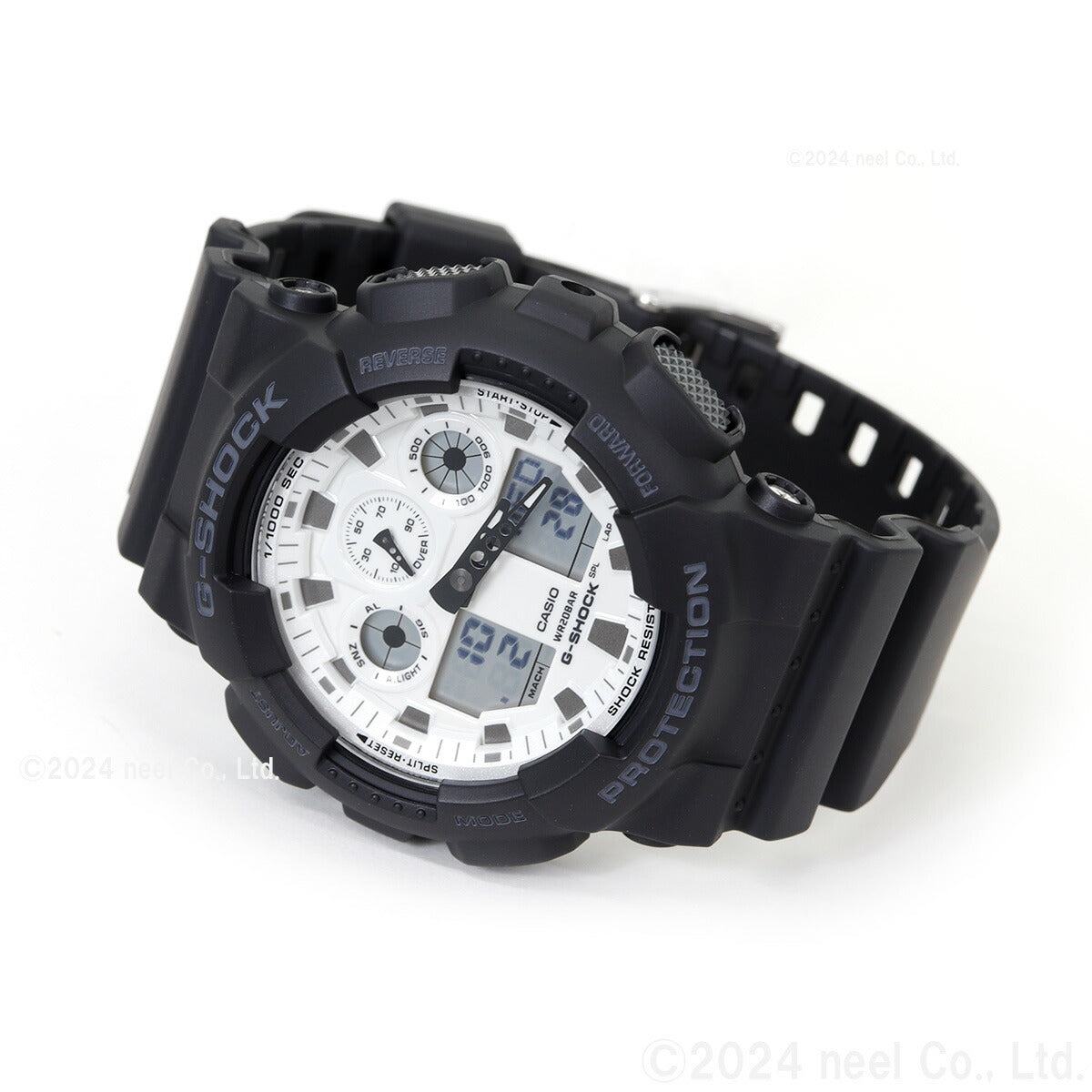 G-SHOCK アナデジ カシオ Gショック CASIO 腕時計 メンズ GA-100WD-1AJF Black and brilliant white シリーズ【2024 新作】