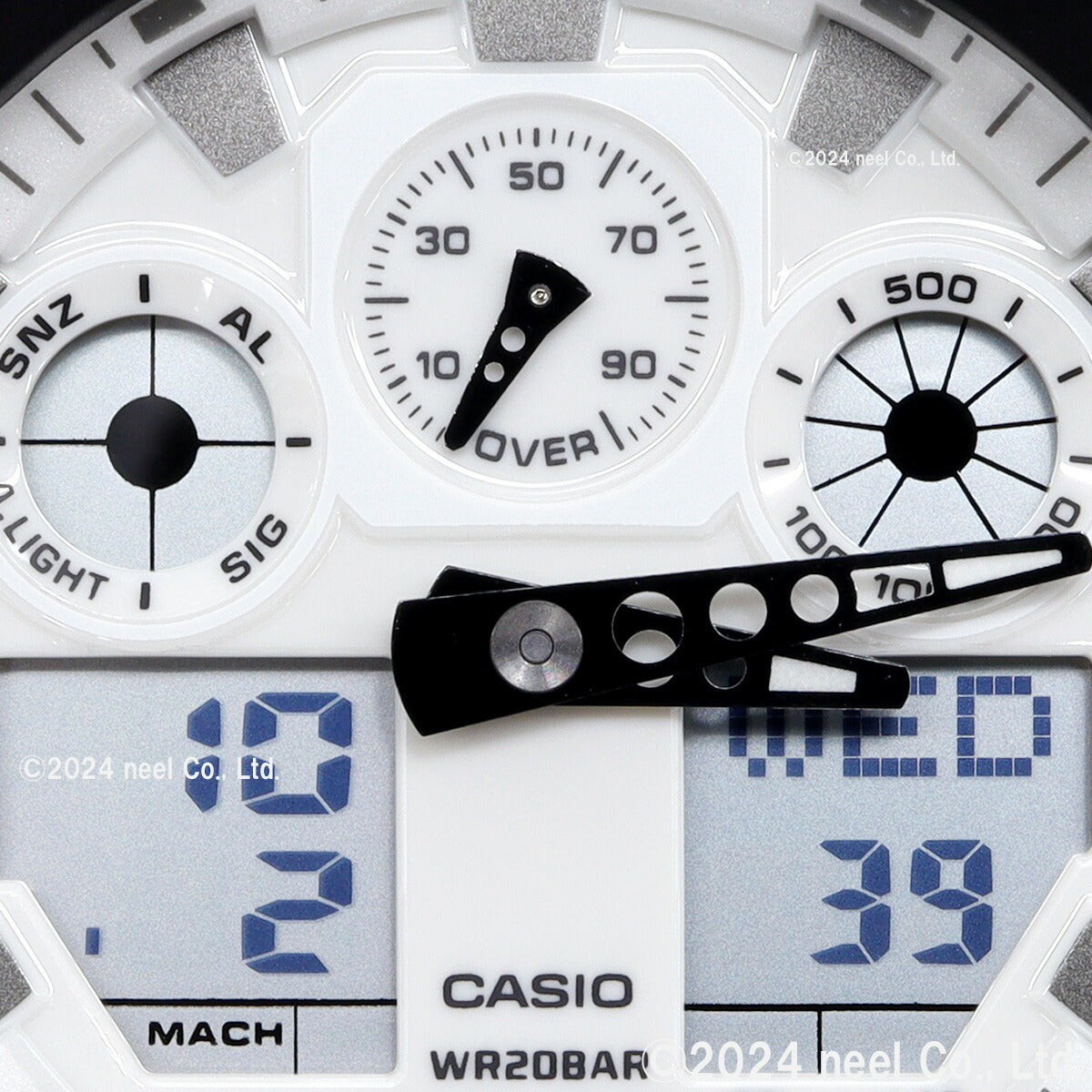 G-SHOCK アナデジ カシオ Gショック CASIO 腕時計 メンズ GA-100WD-1AJF Black and brilliant white シリーズ【2024 新作】