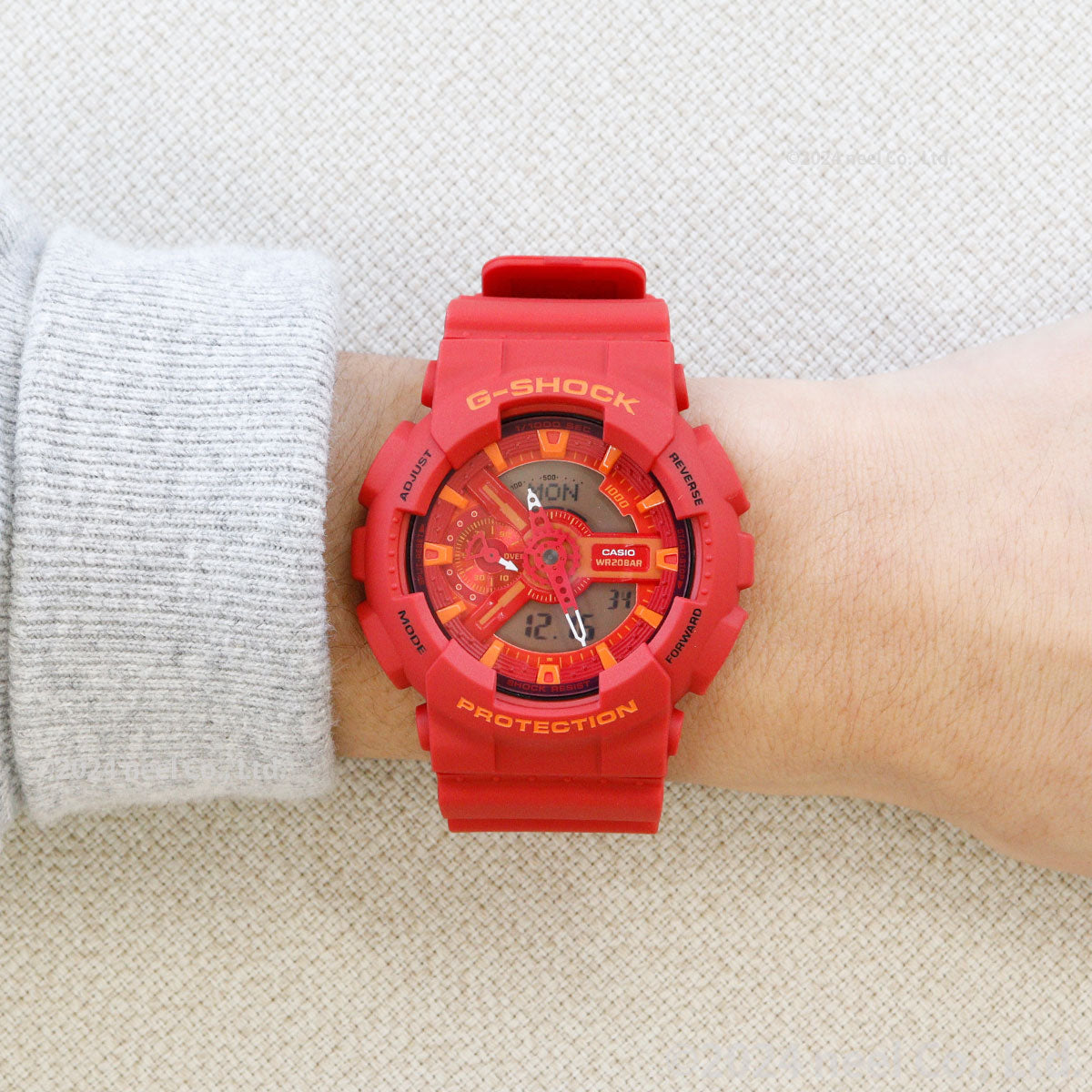 G-SHOCK 赤 ブルー＆レッドシリーズ アナデジ 腕時計 メンズ GA-110AC