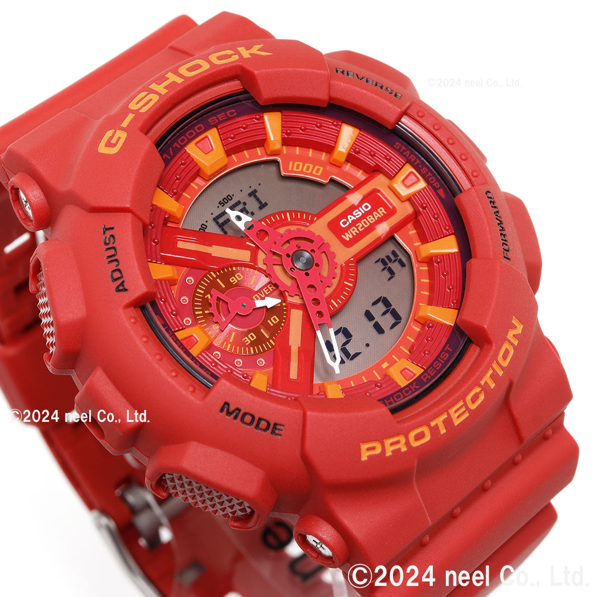 G-SHOCK 赤 ブルー＆レッドシリーズ アナデジ 腕時計 メンズ GA-110AC-4AJF