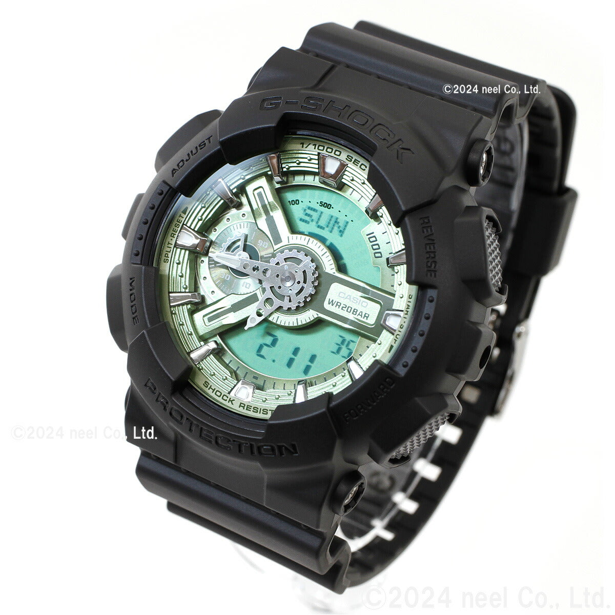 G-SHOCK カシオ Gショック CASIO アナデジ 腕時計 メンズ GA-110CD-1A3JF Metallic Color Dial Series セージグリーン【2024 新作】