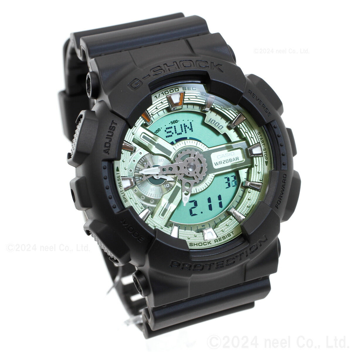 G-SHOCK カシオ Gショック CASIO アナデジ 腕時計 メンズ GA-110CD-1A3JF Metallic Color Dial Series セージグリーン【2024 新作】