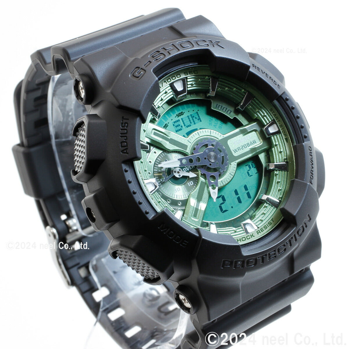 G-SHOCK カシオ Gショック CASIO アナデジ 腕時計 メンズ GA-110CD-1A3JF Metallic Color Dial Series セージグリーン【2024 新作】