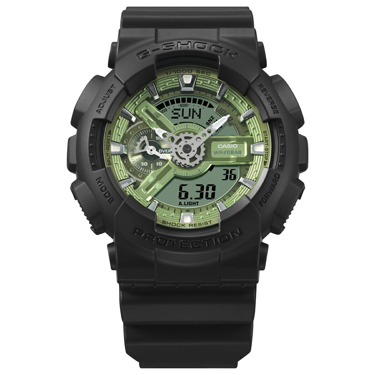 G-SHOCK カシオ Gショック CASIO アナデジ 腕時計 メンズ GA-110CD-1A3JF Metallic Color Dial Series セージグリーン【2024 新作】