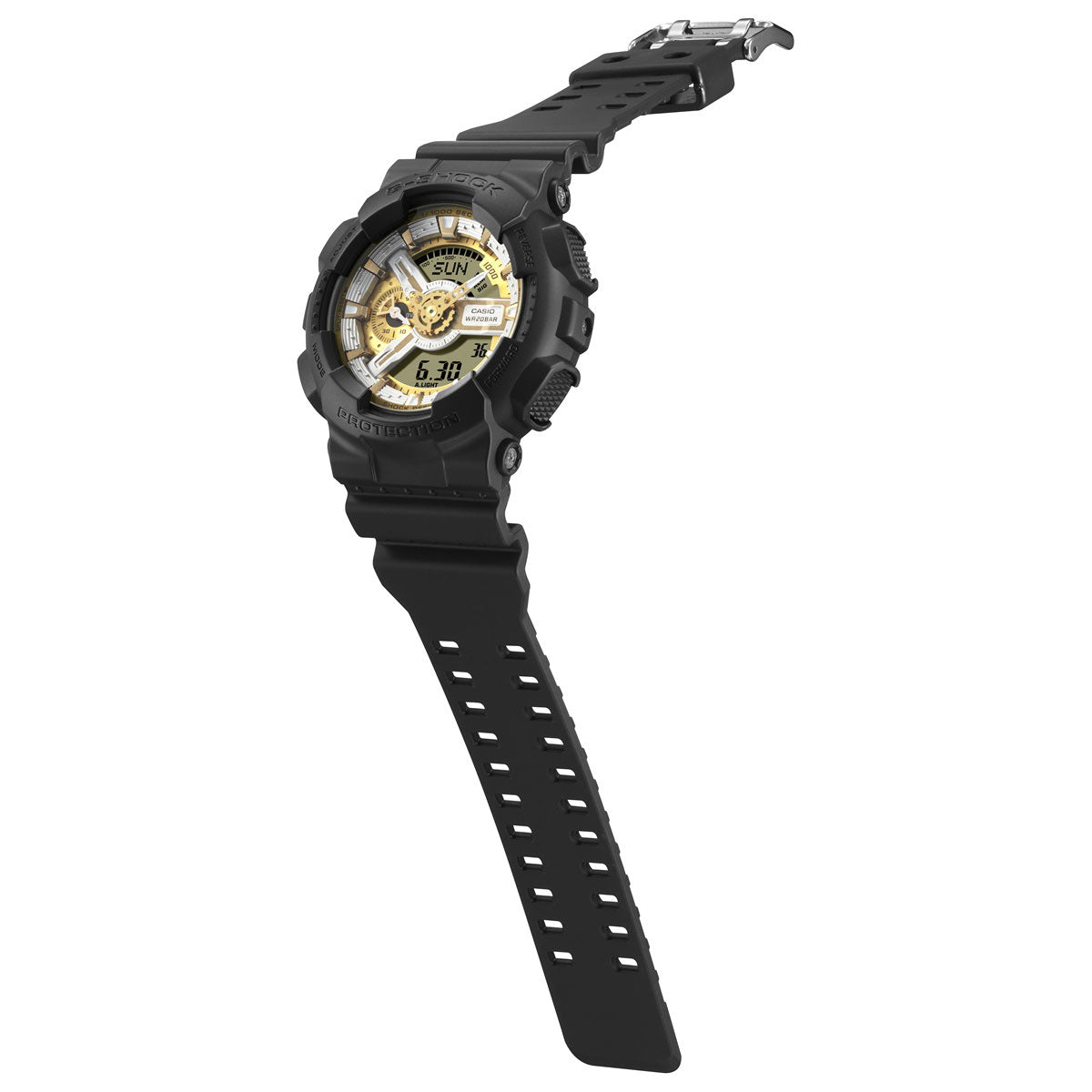 G-SHOCK カシオ Gショック CASIO アナデジ 腕時計 メンズ GA-110CD-1A9JF Metallic Color Dial Series シルバー ゴールド【2024 新作】