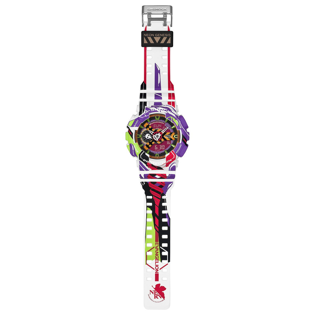 G-SHOCK カシオ Gショック CASIO アナデジ エヴァンゲリオン コラボ 限定 腕時計 メンズ GA-110EVA30-7AJR NEON GENESIS【2025 新作】