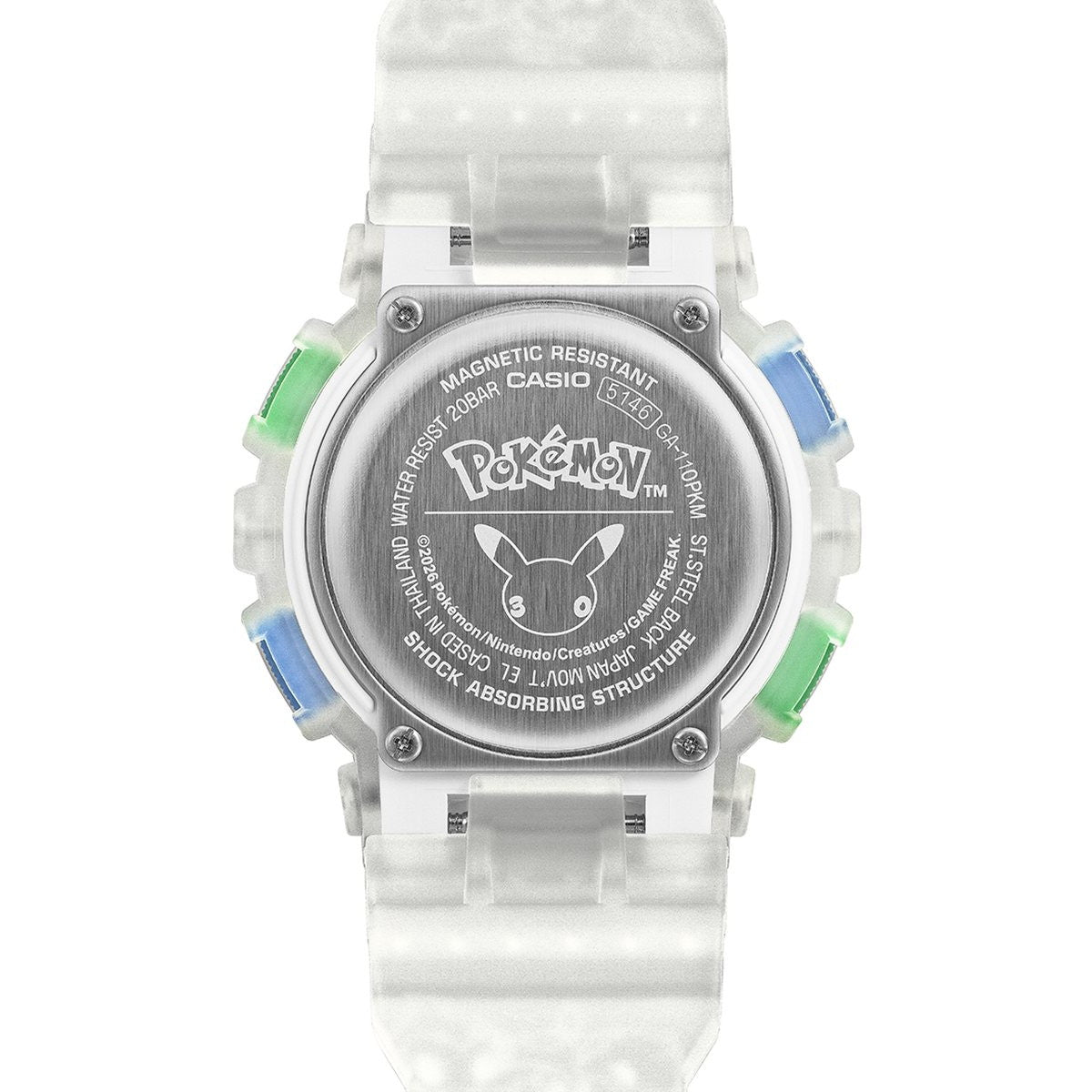 G-SHOCK ジーショック カシオ Gショック CASIO ポケモン Pokemon コラボ 限定モデル 腕時計 メンズ GA-110PKM-7AJR ポケットモンスター【2026 新作】