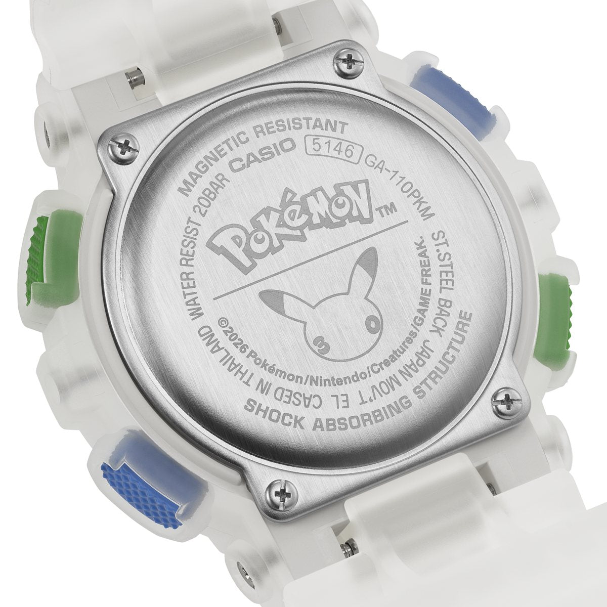 G-SHOCK ジーショック カシオ Gショック CASIO ポケモン Pokemon コラボ 限定モデル 腕時計 メンズ GA-110PKM-7AJR ポケットモンスター【2026 新作】