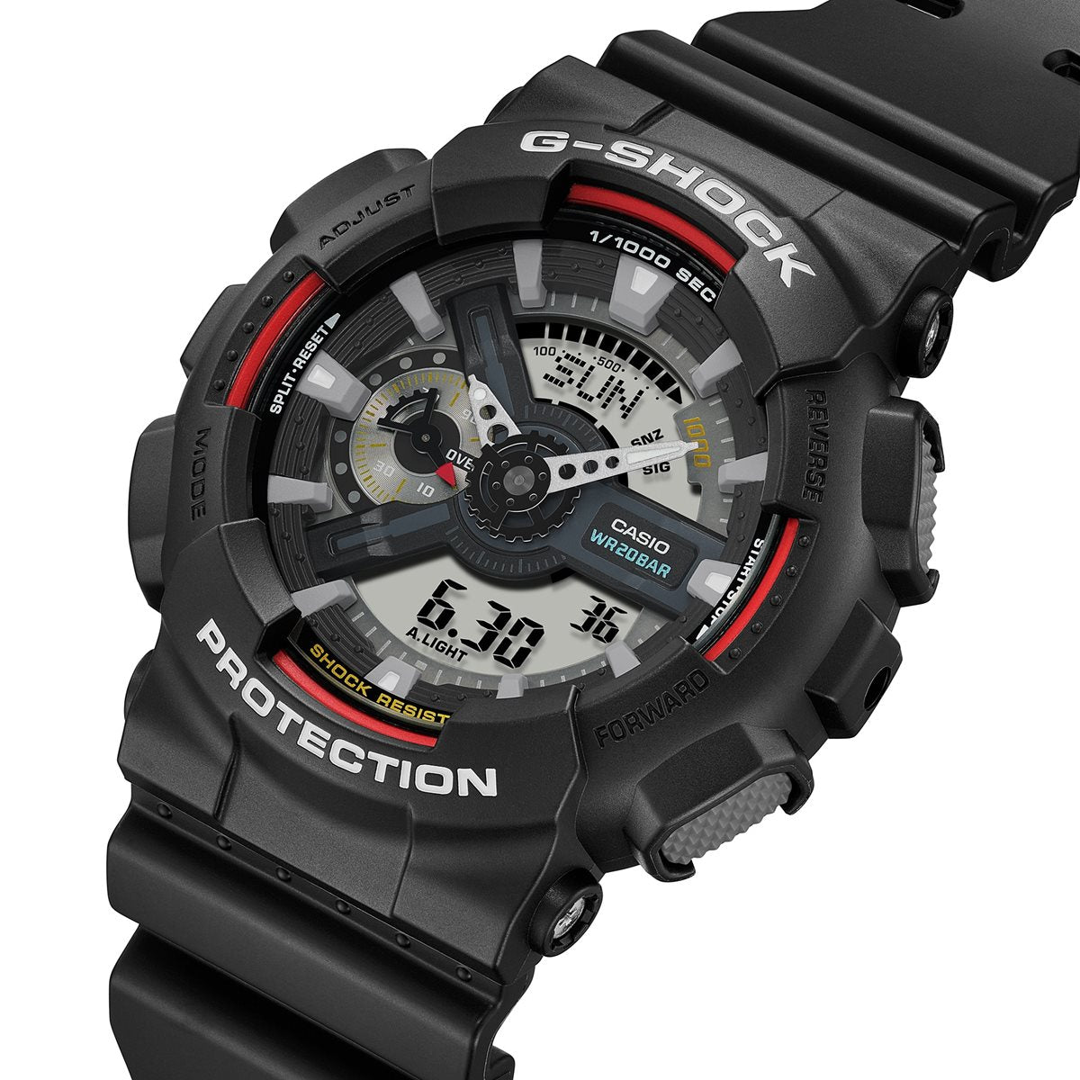 G-SHOCK カシオ Gショック CASIO アナデジ 腕時計 メンズ GA-110RL-1AJF 初代G-SHOCK ブランドカラーモデル オールブラック【2024 新作】