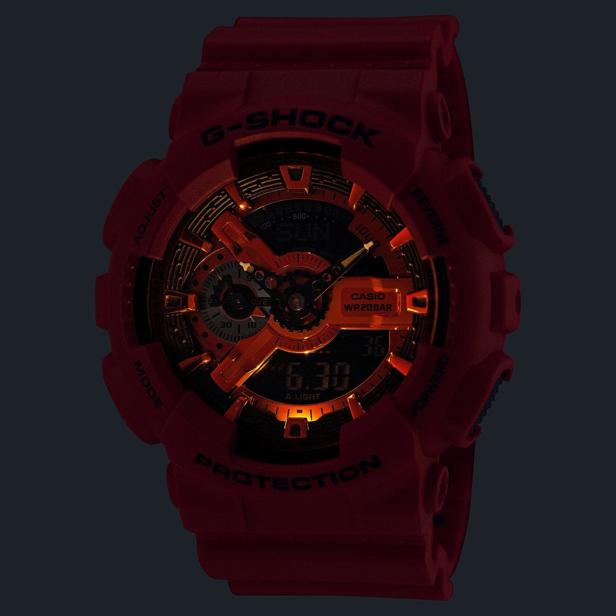 G-SHOCK カシオ Gショック CASIO アナデジ 腕時計 メンズ GA-110RRB-4AJF Iconic Styles レッド