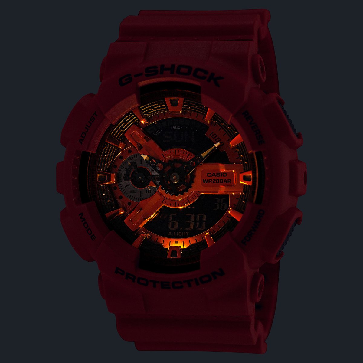 G-SHOCK カシオ Gショック CASIO アナデジ 腕時計 メンズ GA-110RRB-4AJF Iconic Styles レッド【2025 新作】