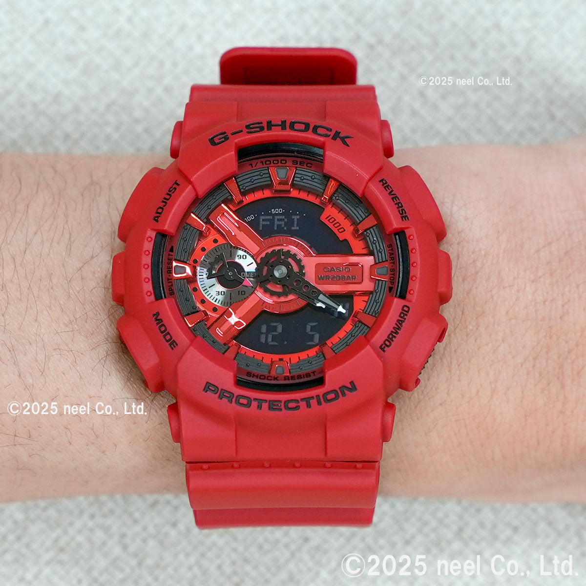 G-SHOCK カシオ Gショック CASIO アナデジ 腕時計 メンズ GA-110RRB-4AJF Iconic Styles レッド