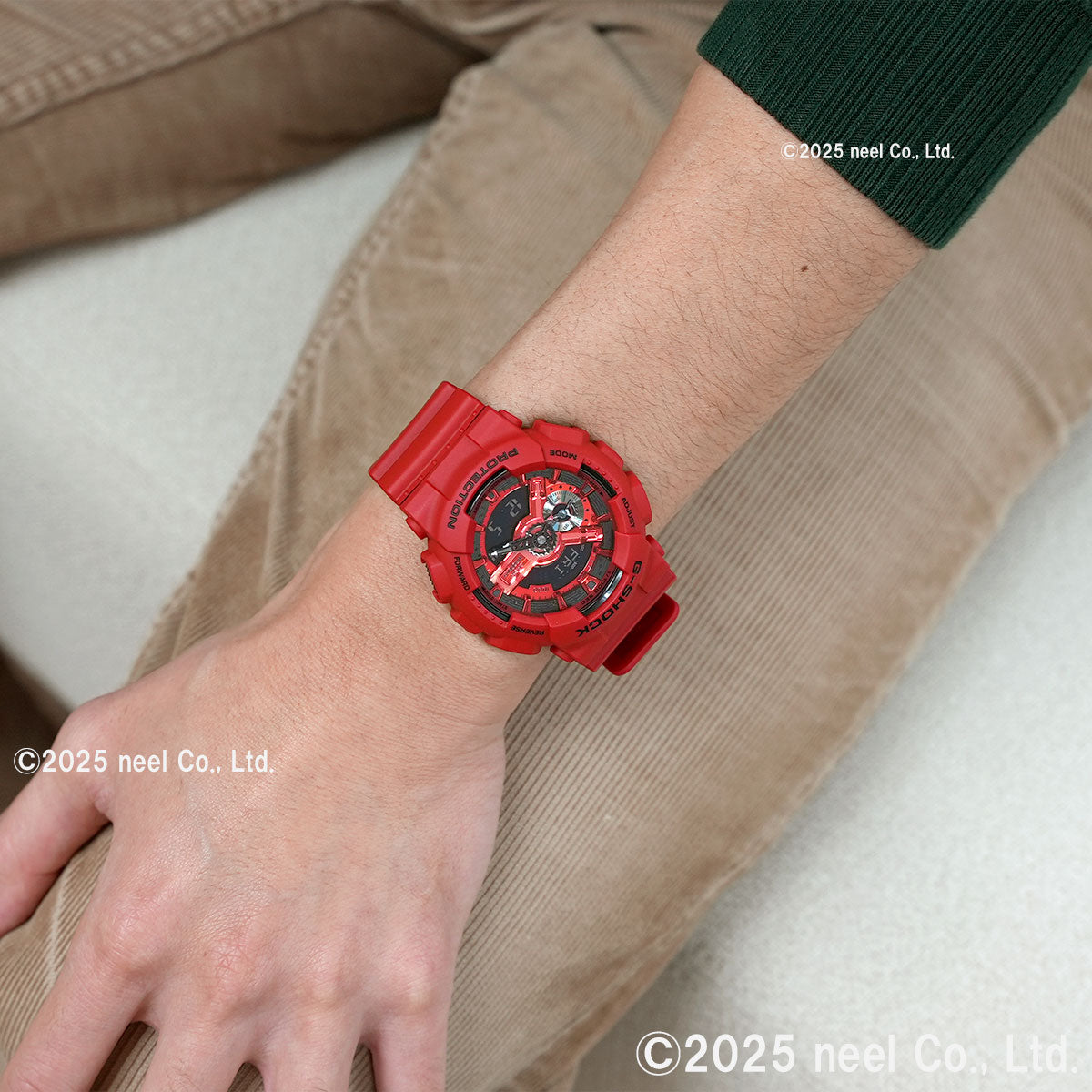 G-SHOCK カシオ Gショック CASIO アナデジ 腕時計 メンズ GA-110RRB-4AJF Iconic Styles レッド