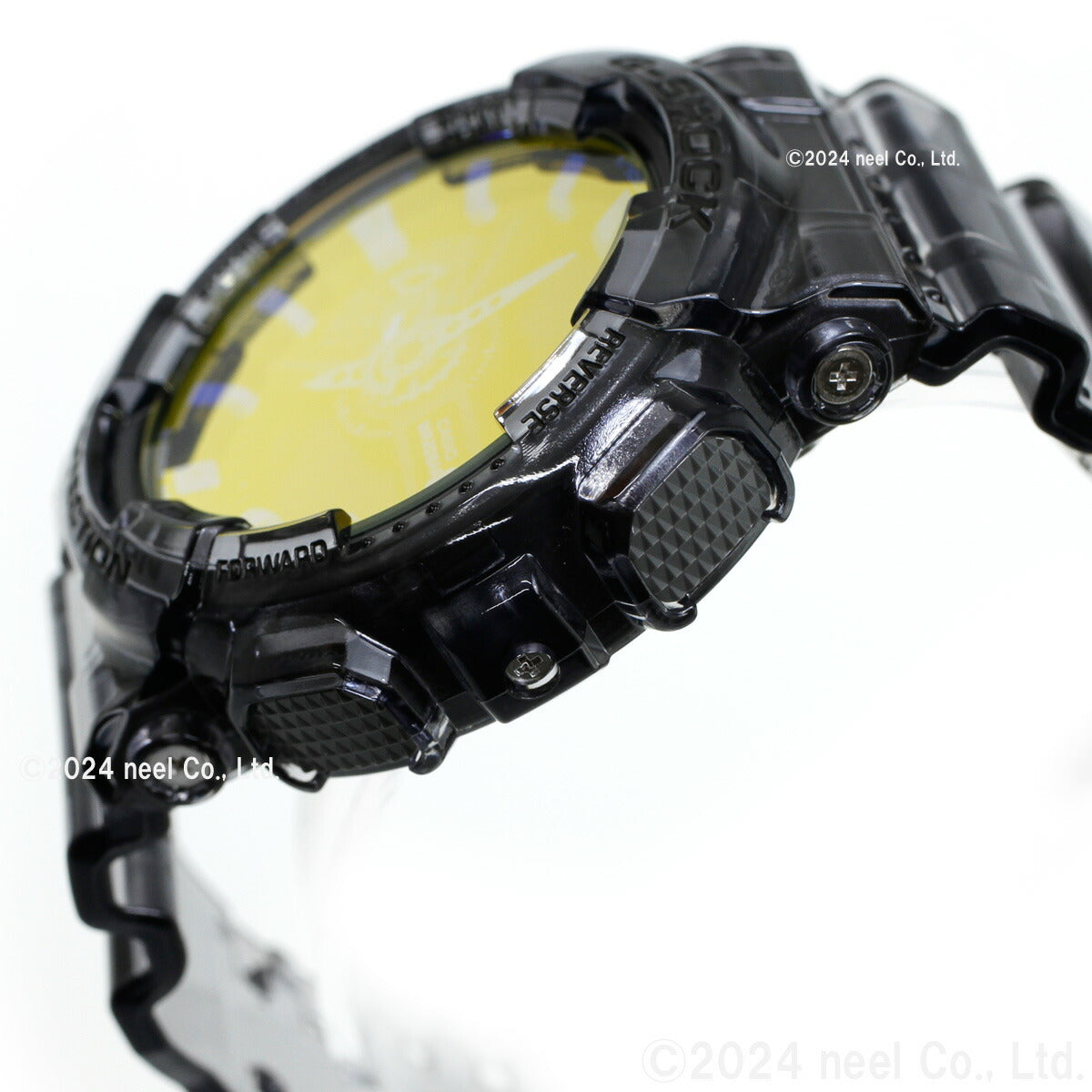 G-SHOCK カシオ Gショック CASIO アナデジ 腕時計 メンズ GA-110TLS-8AJF Metallic BEACH TIME LAPSE Series グレースケルトン×オレンジ【2024 新作】