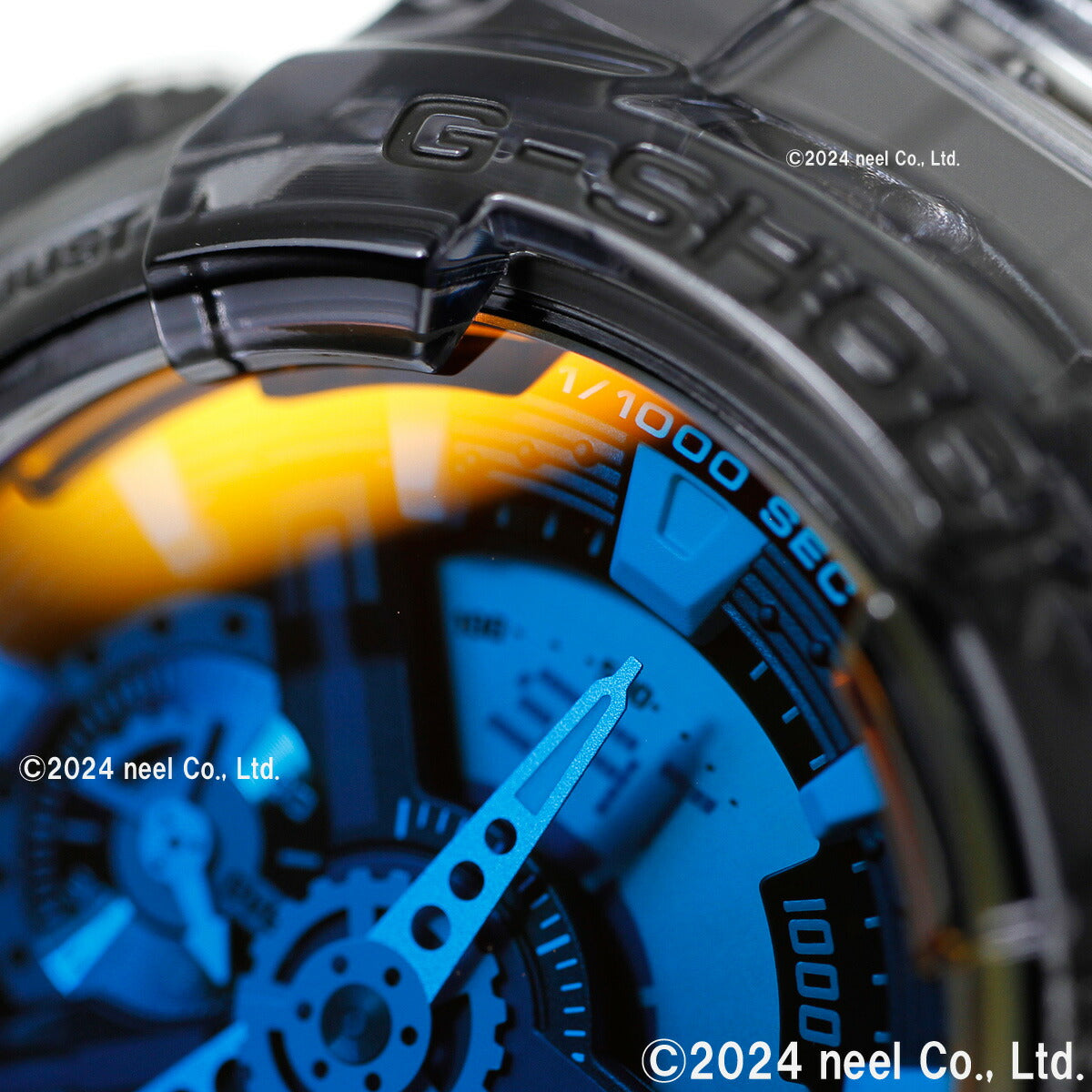 G-SHOCK カシオ Gショック CASIO アナデジ 腕時計 メンズ GA-110TLS-8AJF Metallic BEACH TIME LAPSE Series グレースケルトン×オレンジ【2024 新作】