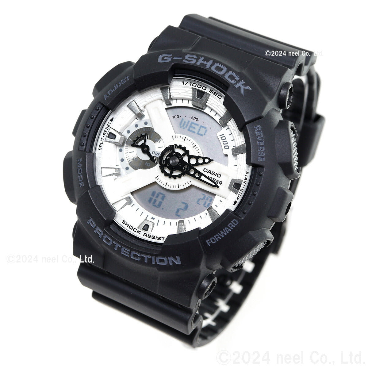 G-SHOCK アナデジ カシオ Gショック CASIO 腕時計 メンズ GA-110WD-1AJF Black and brilliant white シリーズ【2024 新作】