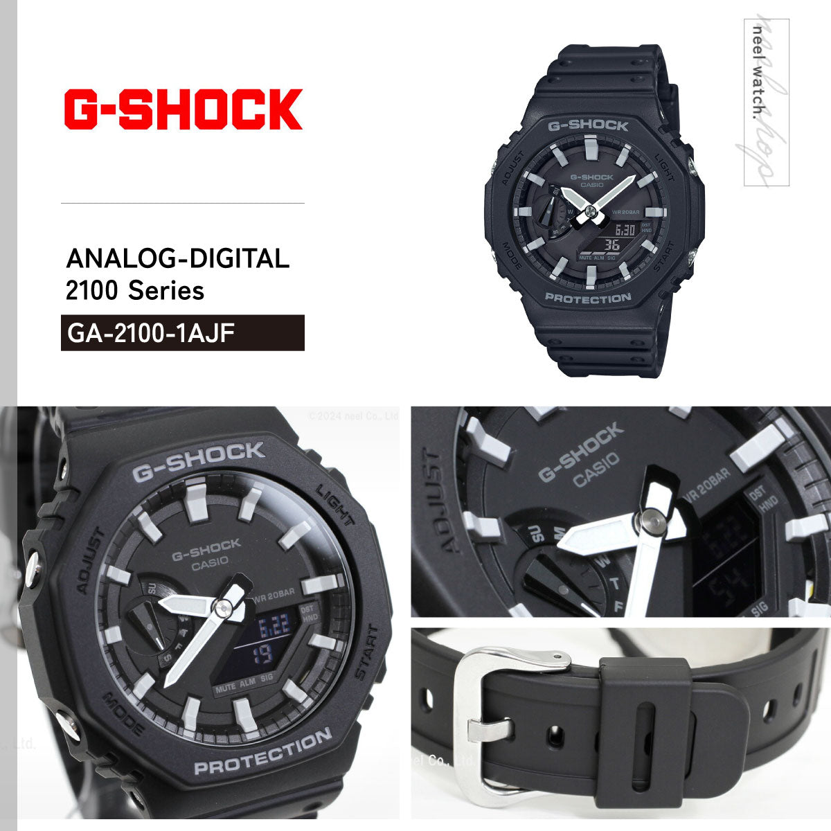 G-SHOCK カシオ Gショック 腕時計 メンズ GA-2100-1AJF