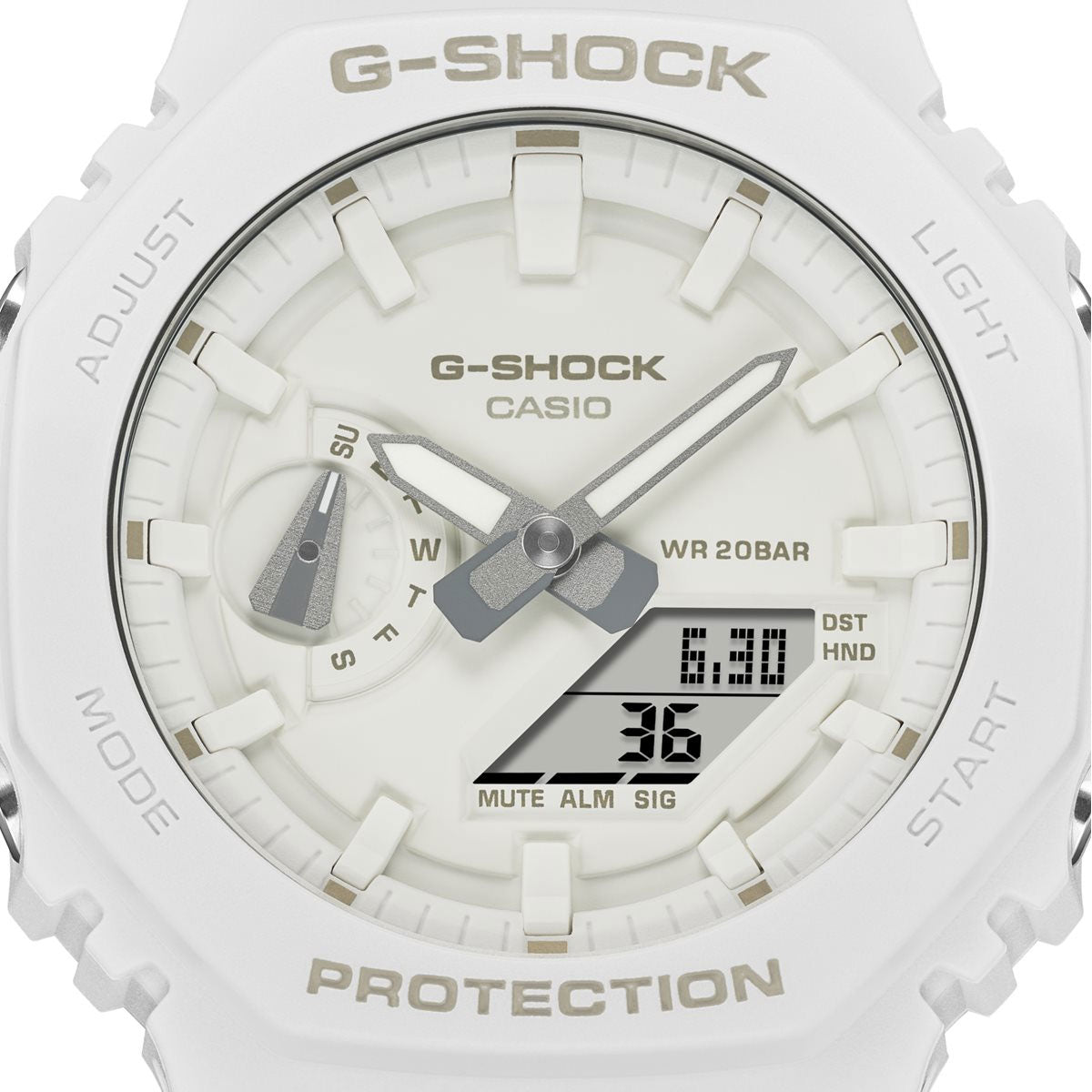 G-SHOCK カシオ Gショック CASIO アナデジ 腕時計 メンズ GA-2100-7A7JF TONE-ON-TONE Series ホワイト【2024 新作】