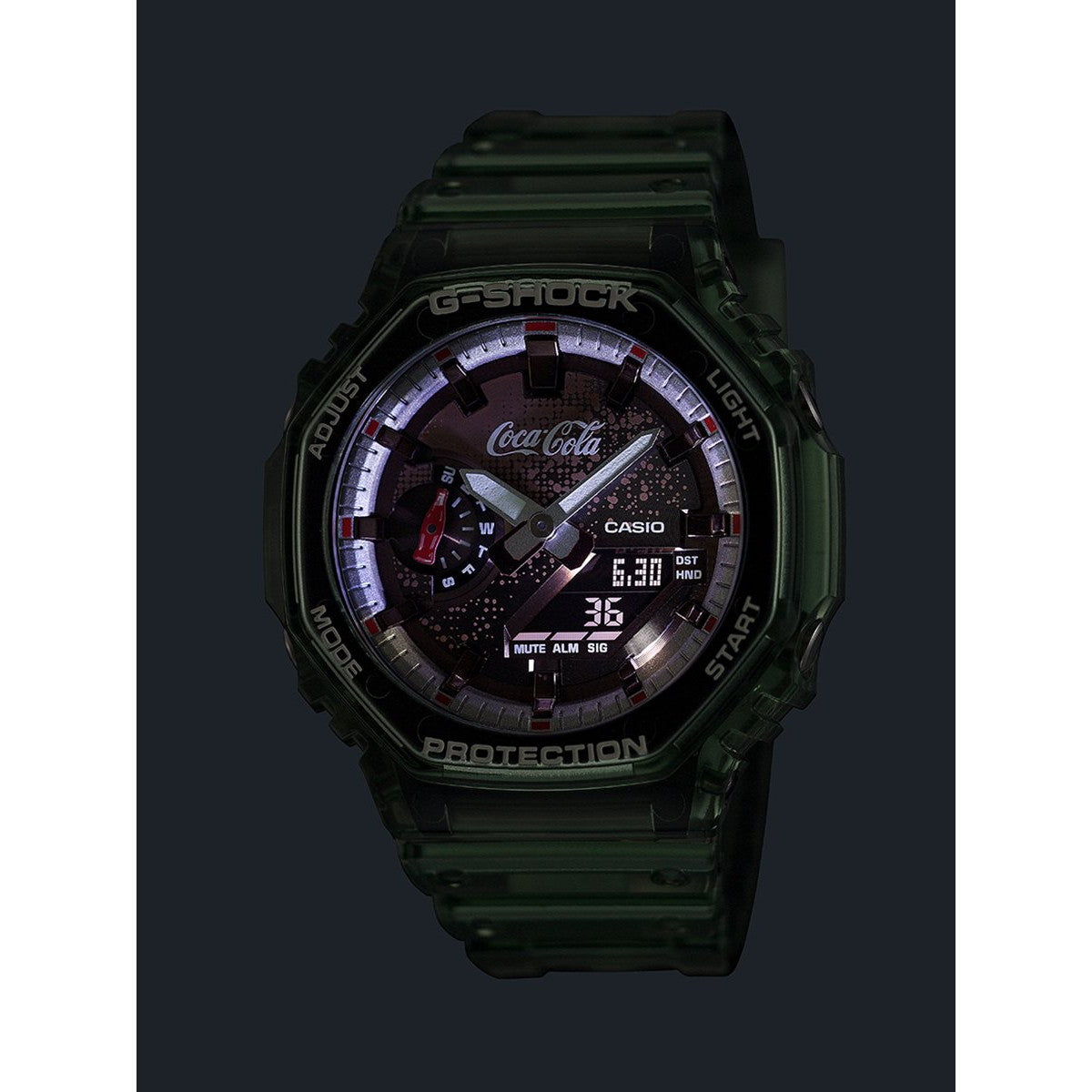 G-SHOCK カシオ Gショック CASIO アナデジ Coca-Cola コラボ 限定モデル 腕時計 メンズ GA-2100CC-3AJR【2026 新作】