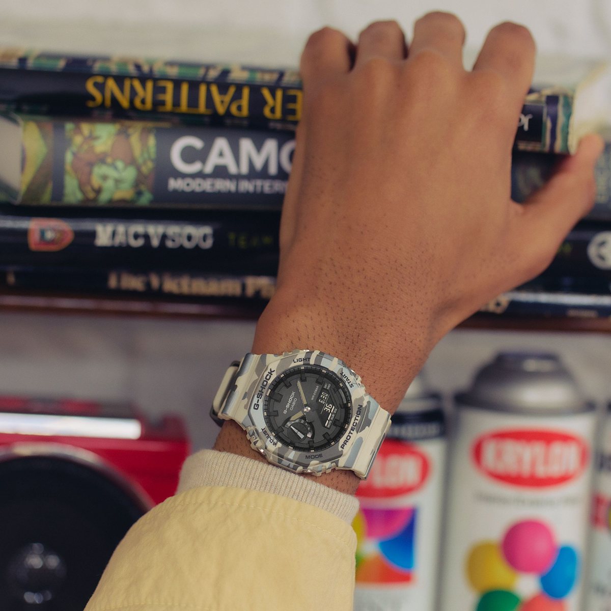G-SHOCK アナデジ カシオ Gショック CASIO 腕時計 メンズ GA-2100CM-5AJF カモフラージュ柄【2026 新作】