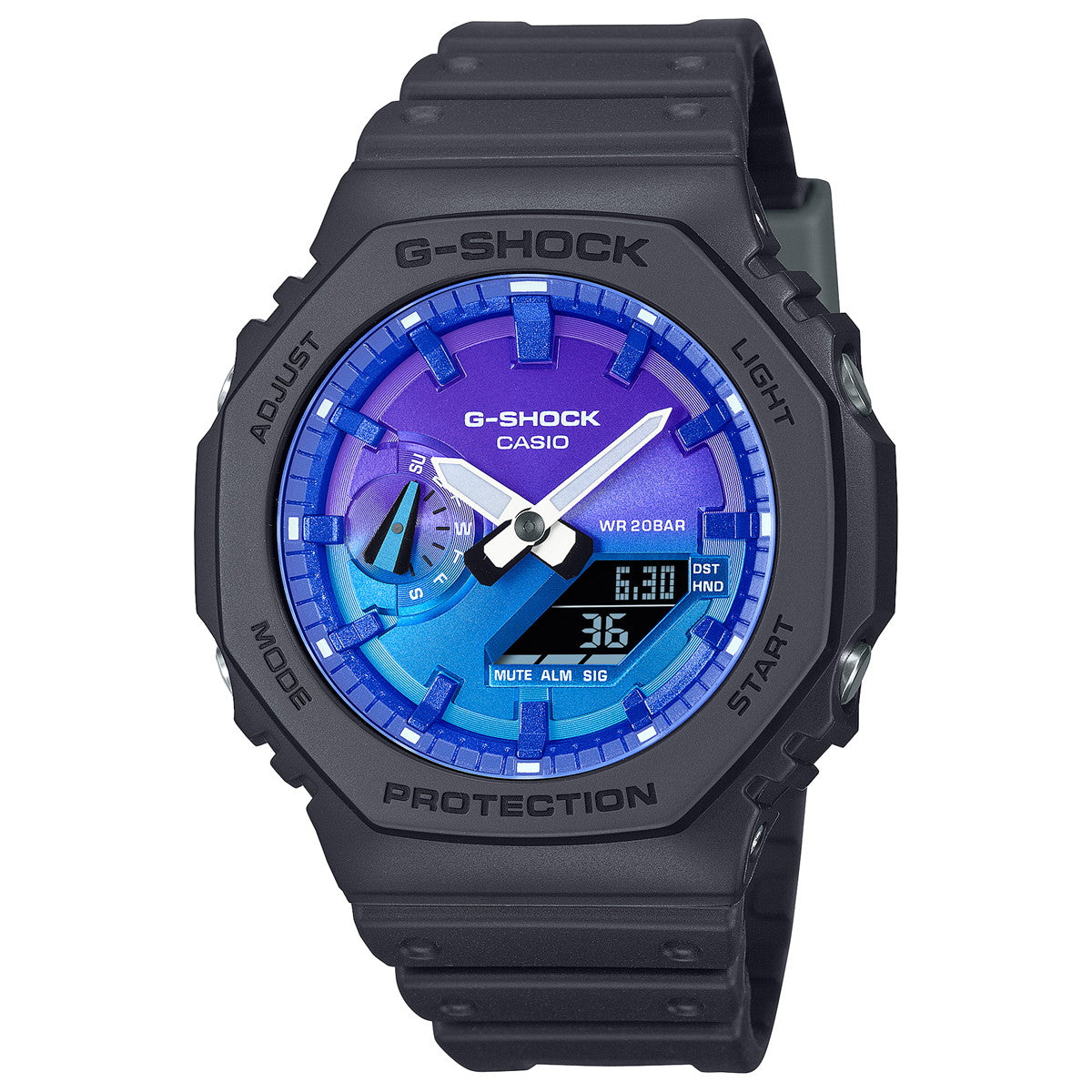 G-SHOCK カシオ Gショック CASIO アナデジ 腕時計 メンズ GA-2100FL-1AJF Flame inside フレイムブルー【2024 新作】