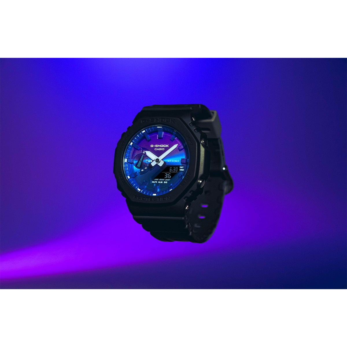 G-SHOCK カシオ Gショック CASIO アナデジ 腕時計 メンズ GA-2100FL-1AJF Flame inside フレイムブルー【2024 新作】