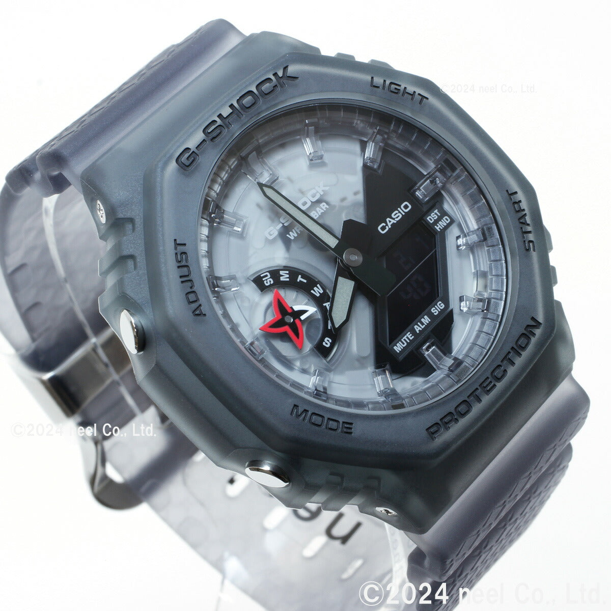 G-SHOCK アナデジ メンズ 腕時計 カシオ CASIO 忍者 GA-2100NNJ-8AJR かとんの術 イメージ 手裏剣 デザイン