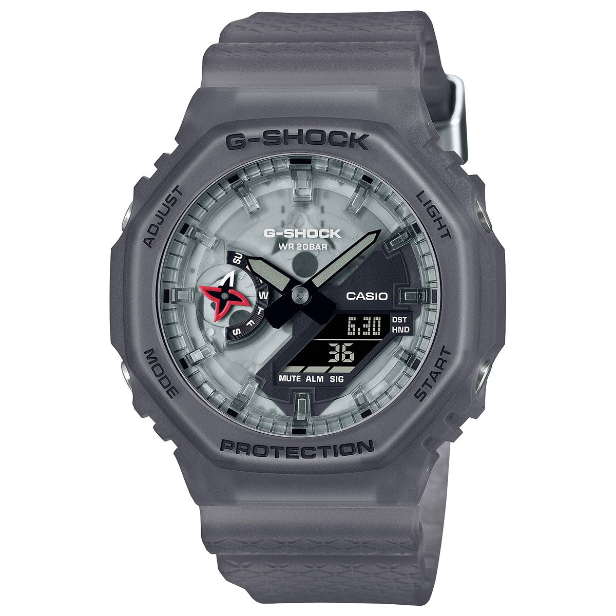 G-SHOCK アナデジ メンズ 腕時計 カシオ CASIO 忍者 GA-2100NNJ-8AJR かとんの術 イメージ 手裏剣 デザイン