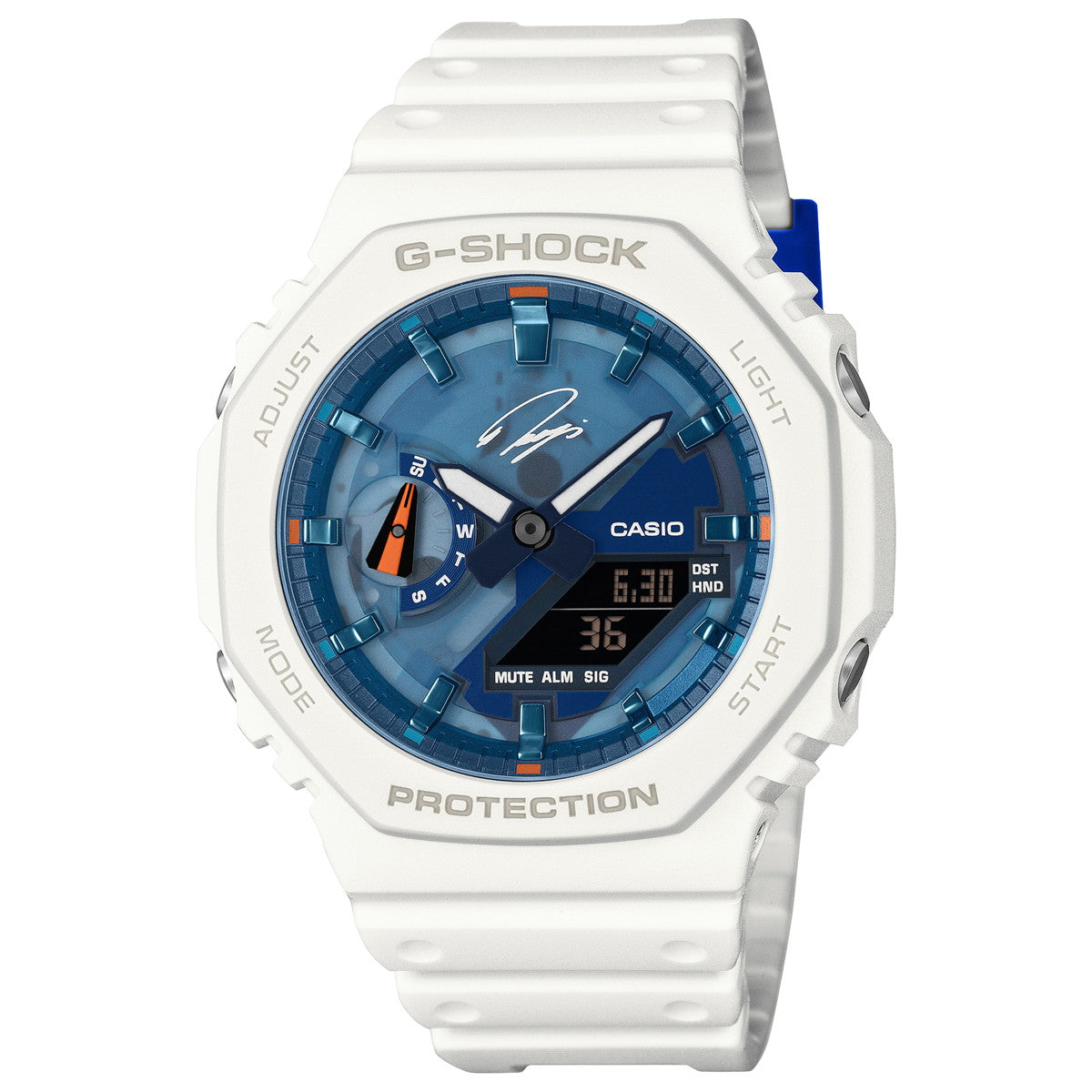 G-SHOCK アナデジ カシオ Gショック CASIO RYO ISHIKAWA 石川遼選手 シグネチャーモデル 限定 腕時計 メンズ GA-2100RI25-7AJR ブルー【2025 新作】