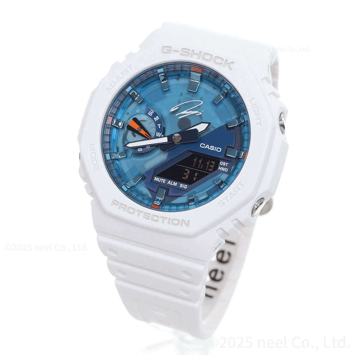 G-SHOCK アナデジ カシオ Gショック CASIO RYO ISHIKAWA 石川遼選手 シグネチャーモデル 限定 腕時計 メンズ GA-2100RI25-7AJR ブルー