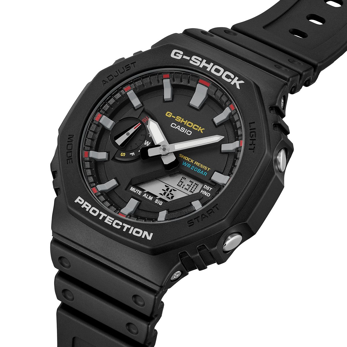 G-SHOCK カシオ Gショック CASIO アナデジ 腕時計 メンズ GA-2100RL-1AJF 初代G-SHOCK ブランドカラーモデル オールブラック【2024 新作】