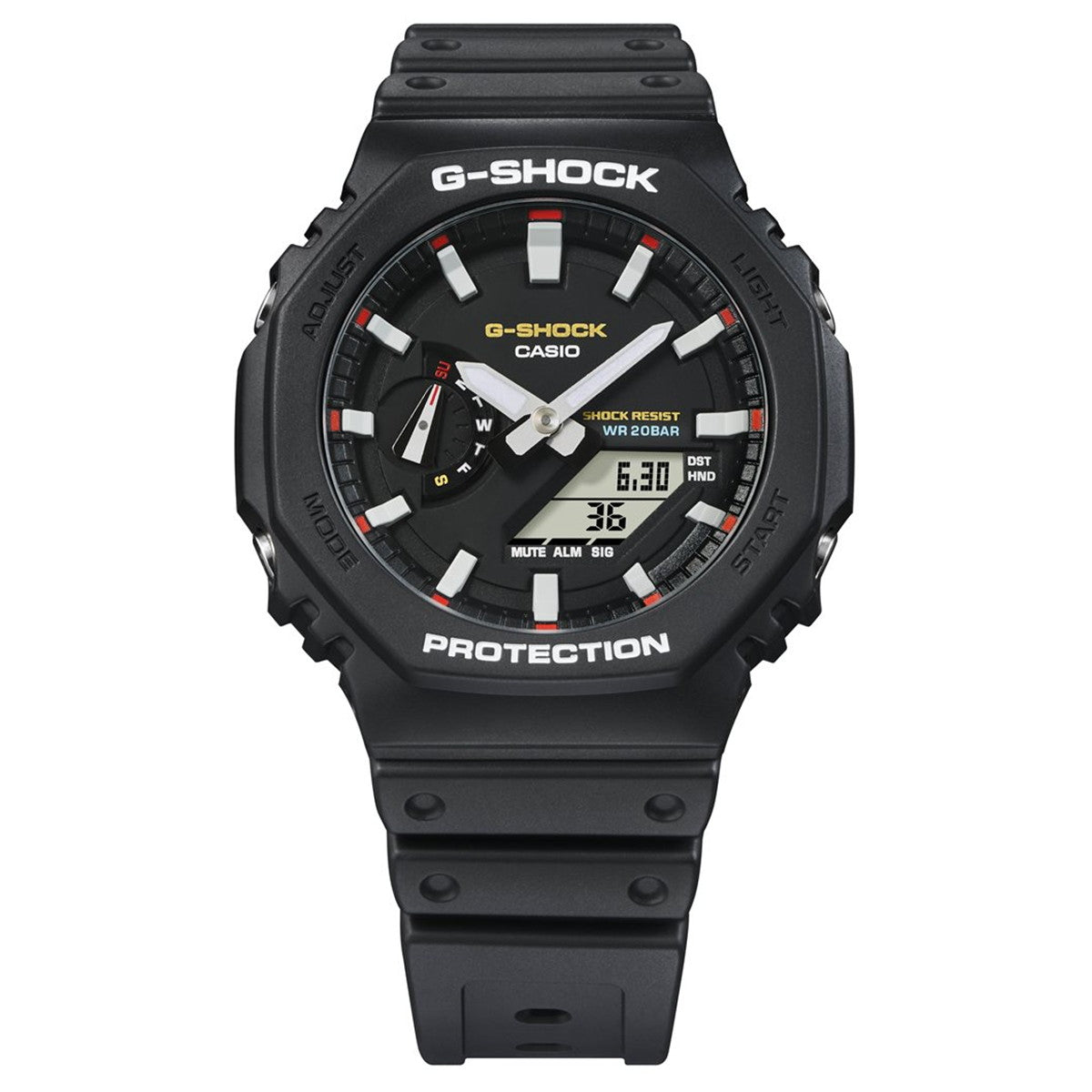 G-SHOCK カシオ Gショック CASIO アナデジ 腕時計 メンズ GA-2100RL-1AJF 初代G-SHOCK ブランドカラーモデル オールブラック【2024 新作】