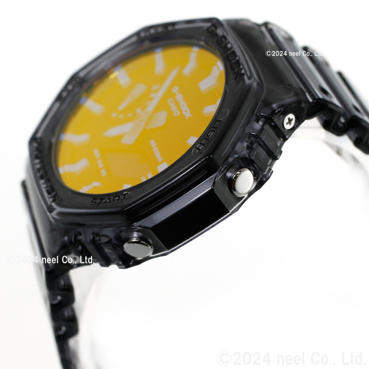 G-SHOCK カシオ Gショック CASIO アナデジ 腕時計 メンズ GA-2100TLS-8AJF BEACH TIME LAPSE Series グレースケルトン×オレンジ【2024 新作】