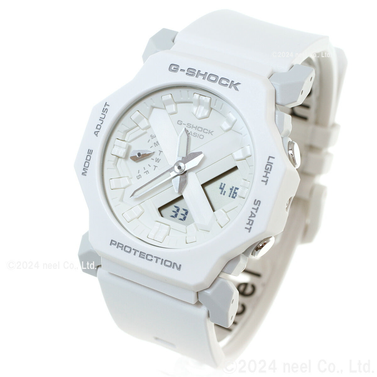 G-SHOCK アナデジ 腕時計 カシオ CASIO GA-2300-7AJF 小型化・薄型化モデル ホワイト【2024 新作】
