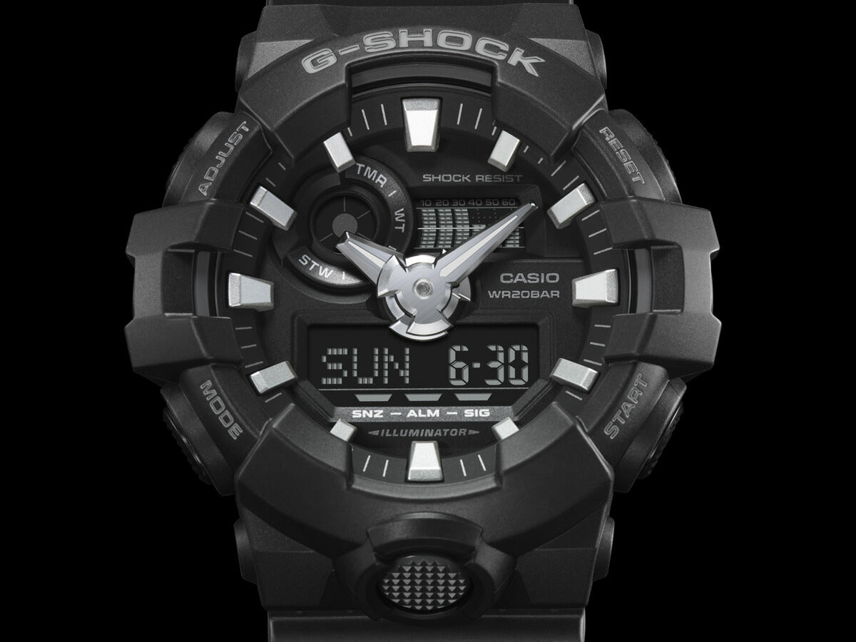 G-SHOCK ブラック 腕時計 メンズ アナデジ GA-700-1BJF【正規品】