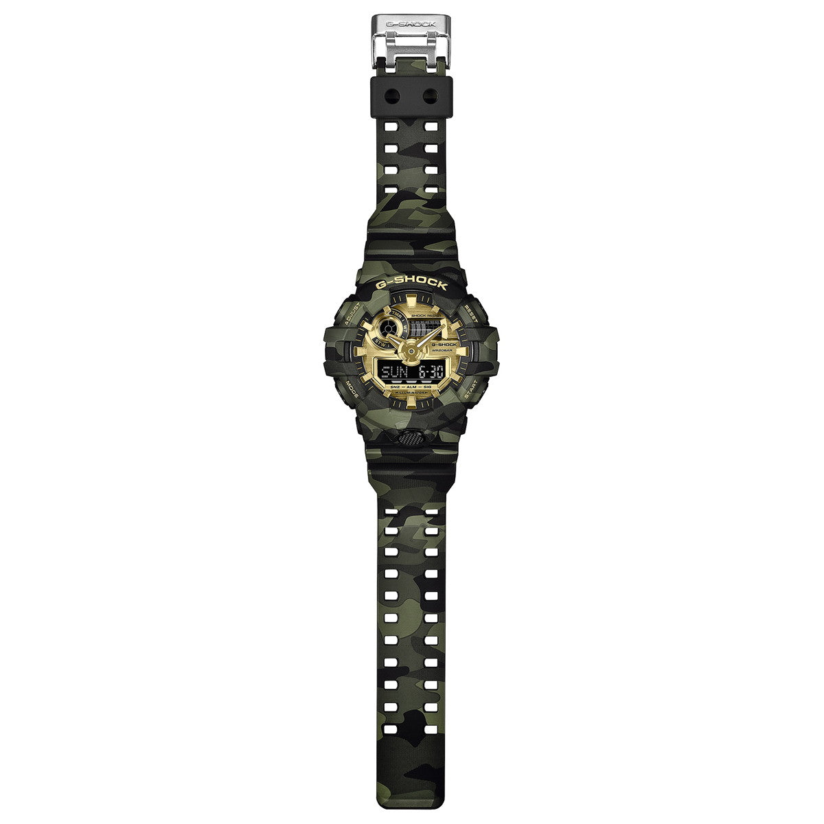 G-SHOCK カシオ Gショック CASIO アナデジ 腕時計 メンズ GA-700CMG-3AJF BOLD CAMO Series CAMO AND GOLD【2026 新作】