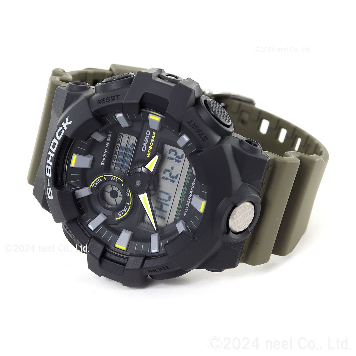 G-SHOCK カシオ Gショック CASIO アナデジ 腕時計 メンズ GA-710TU-1A3JF Two tone utility colors【2024 新作】