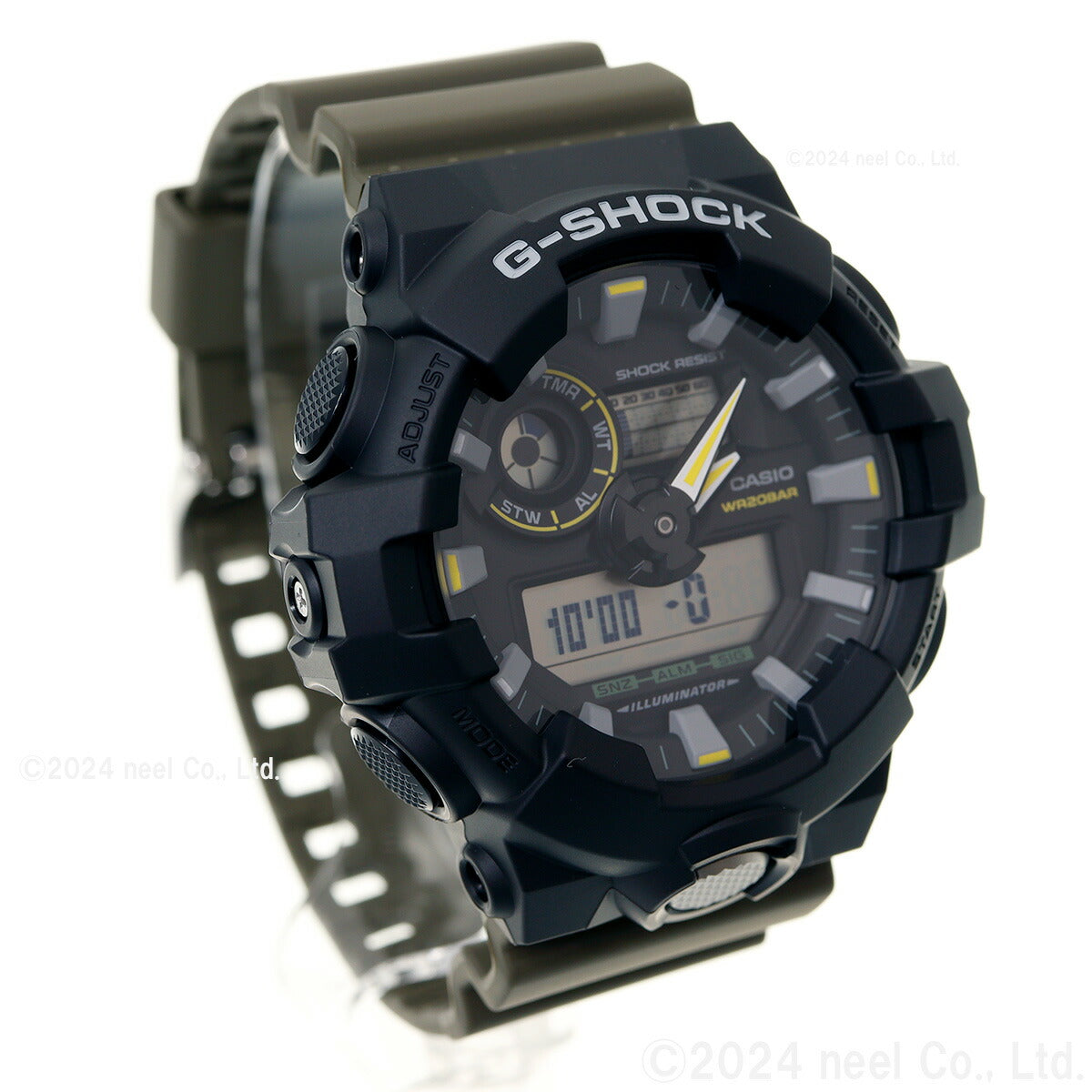 G-SHOCK カシオ Gショック CASIO アナデジ 腕時計 メンズ GA-710TU-1A3JF Two tone utility colors【2024 新作】