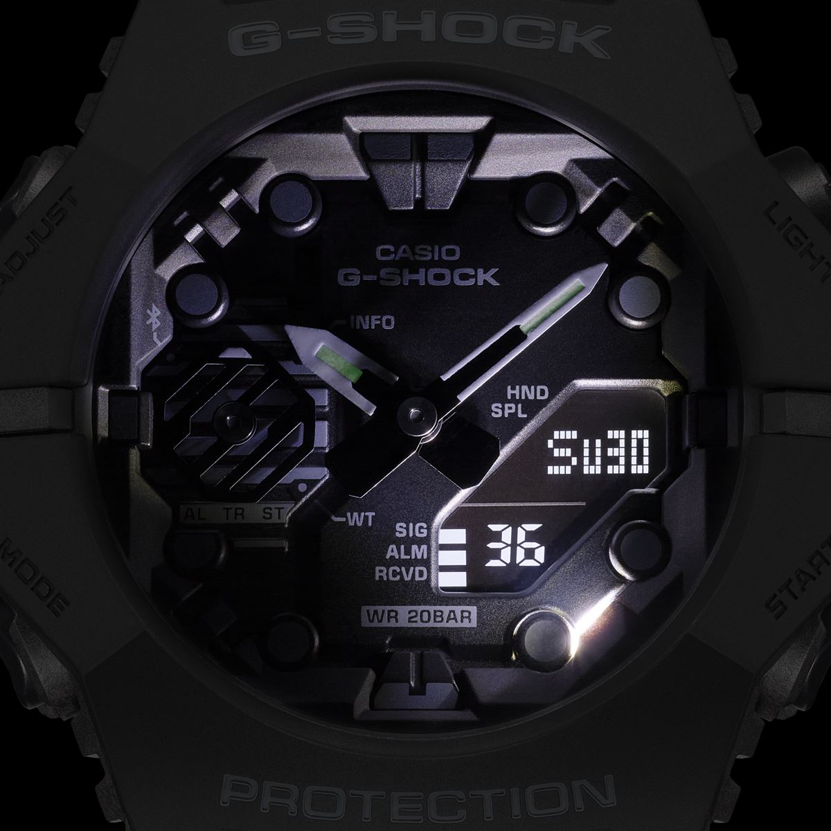 G-SHOCK Gショック GA-B001-1AJF メンズ アナデジ 腕時計 オールブラック Bluetooth搭載 スマートフォンリンク CASIO カシオ